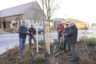 Gruppenfoto mit Linde